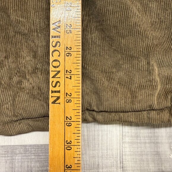 ✅ Mens L VTG Sears Utility Outerwear Brown Corduroy Jacket *Talon Zipper **FLAWS - Picture 13 of 16